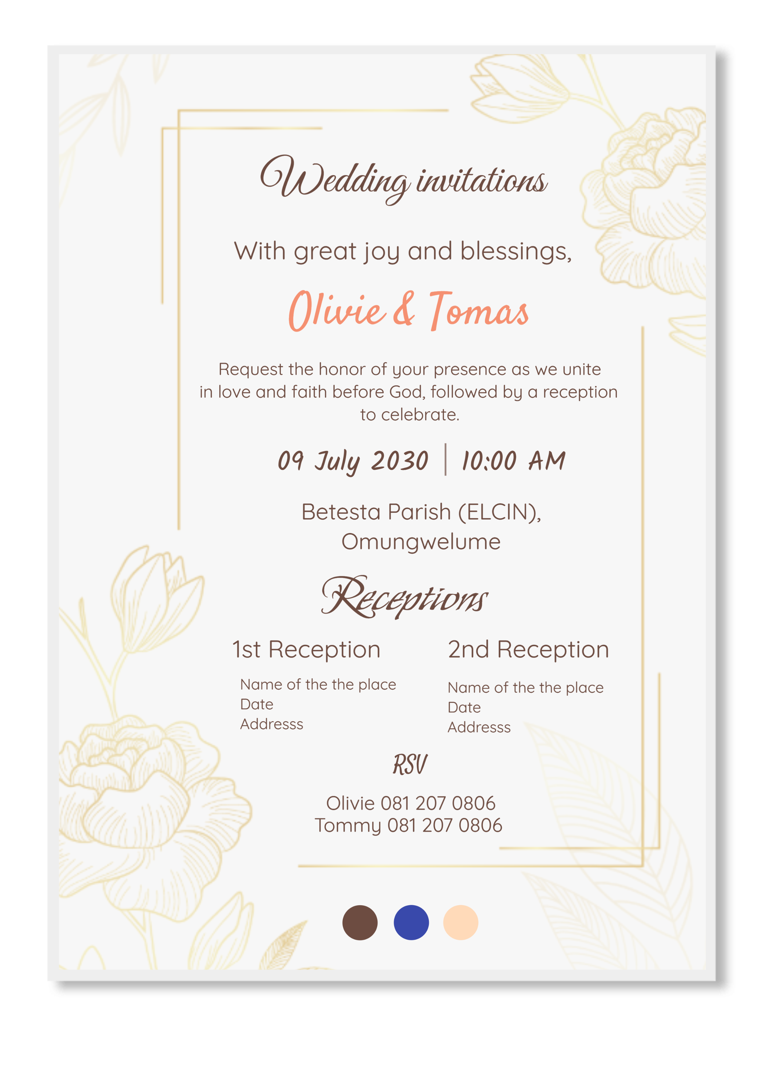 Wedding Invitation Card