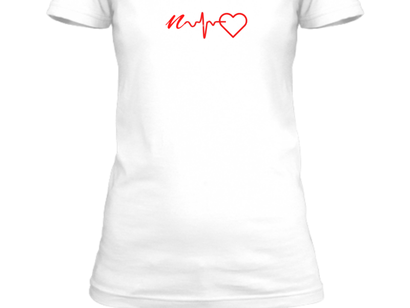 Matching T-shirt for couple - My Heart Only Beats for You (2pcs)