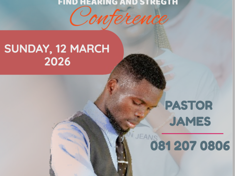 Church Poster-Find Hearing & Strength